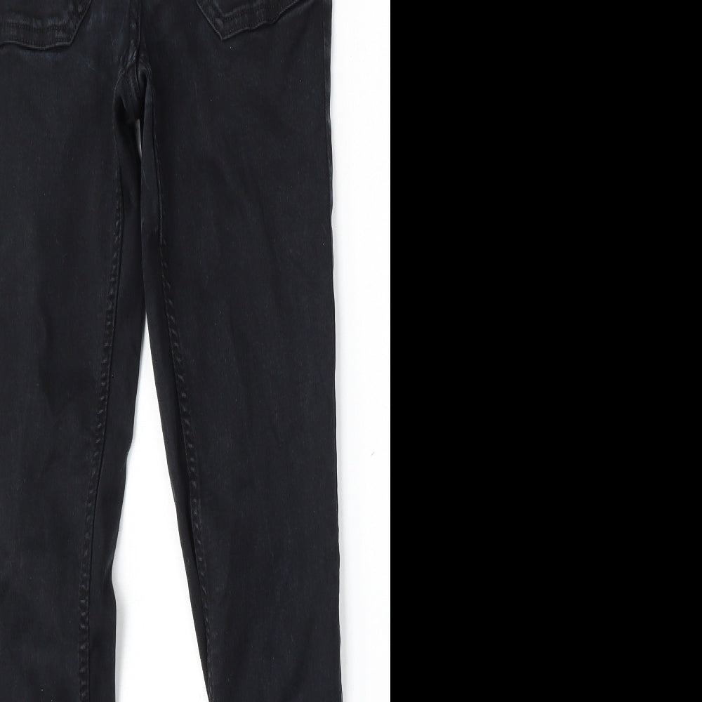 NEXT Womens Blue  Lyocell Skinny Jeans Size 8 L28 in Regular Button