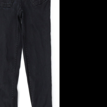 NEXT Womens Blue  Lyocell Skinny Jeans Size 8 L28 in Regular Button