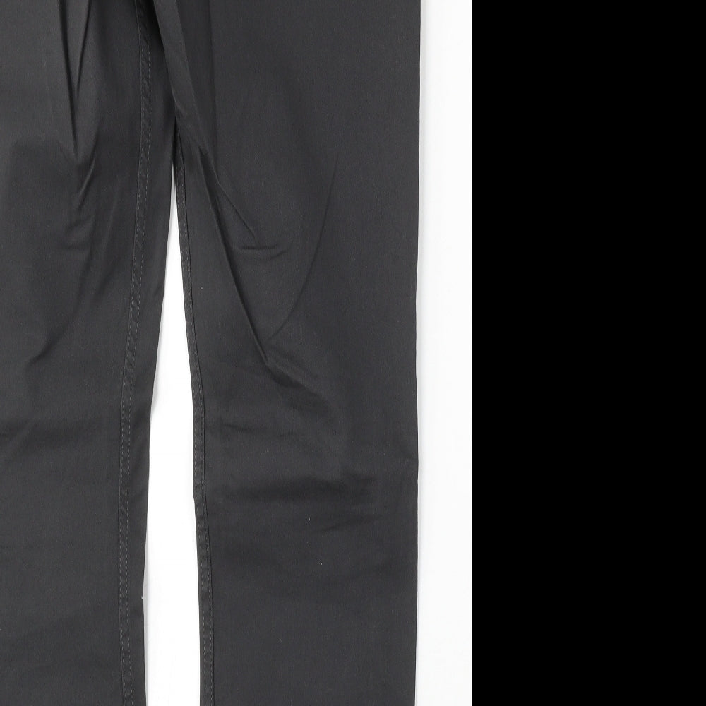 Womens UK Size 34 H&M Regular Fit Straight Grey Jeans