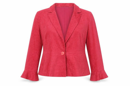 Country Casuals Womens Pink  Viscose Jacket Blazer Size 14