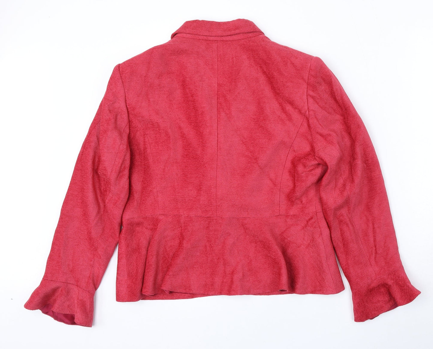 Country Casuals Womens Pink  Viscose Jacket Blazer Size 14