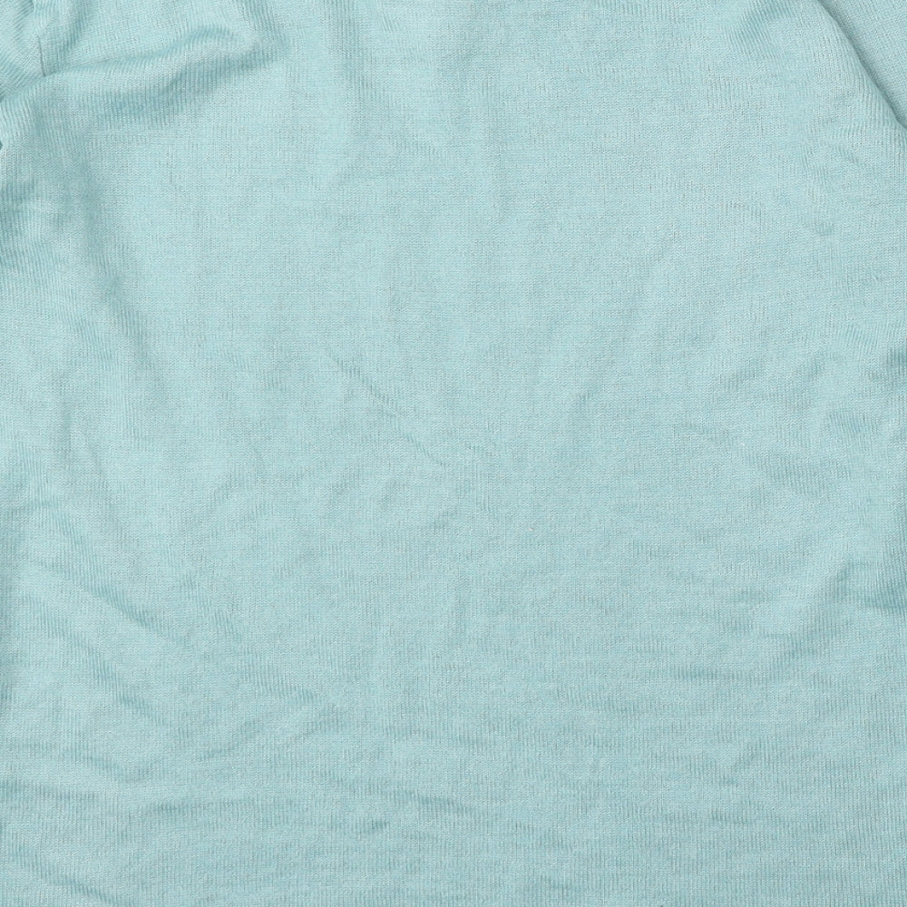 Womens UK Size 14 Afibel Blue Pullover Jumper