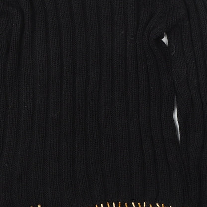 Womens UK Size M Elegant Black Pullover Jumper