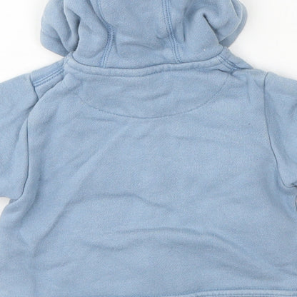 Cherokee Boys Blue  Cotton Full Zip Jumper Size 0-3 Months  Zip