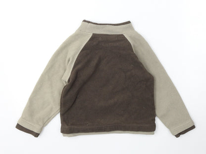George Boys Beige  Polyester Pullover Sweatshirt Size 2-3 Years