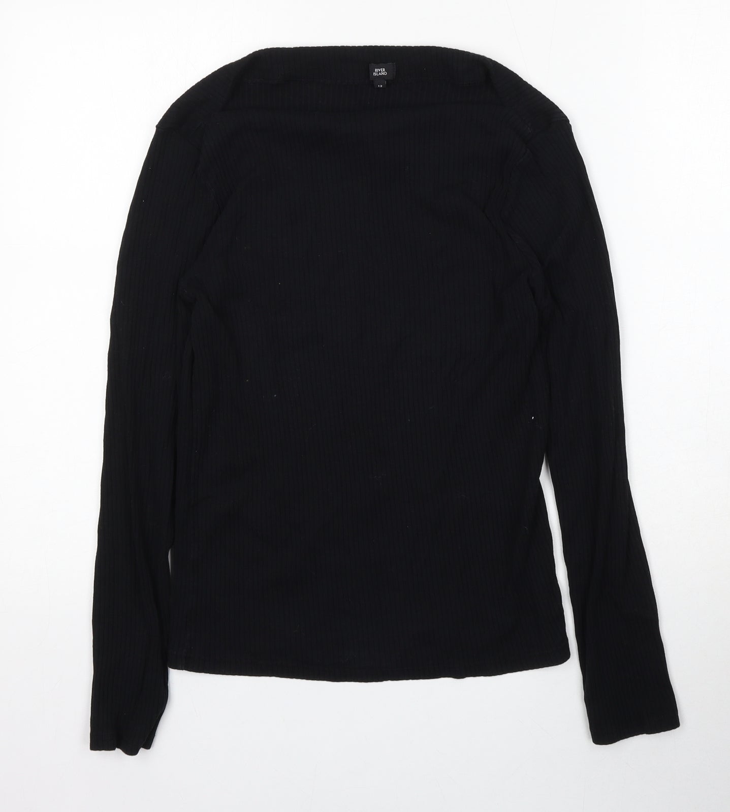Womens UK Size 12 River Island Black Pullover Jumper