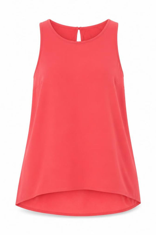 Divided by H&M Womens Red  Polyester Camisole Tank Size 8 Round Neck