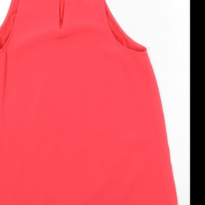 Divided by H&M Womens Red  Polyester Camisole Tank Size 8 Round Neck