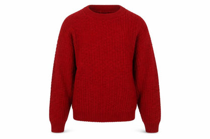 Mens UK Size M Preworn Red Pullover Jumper
