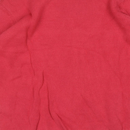 Womens UK Size L BM Pink Pullover Jumper