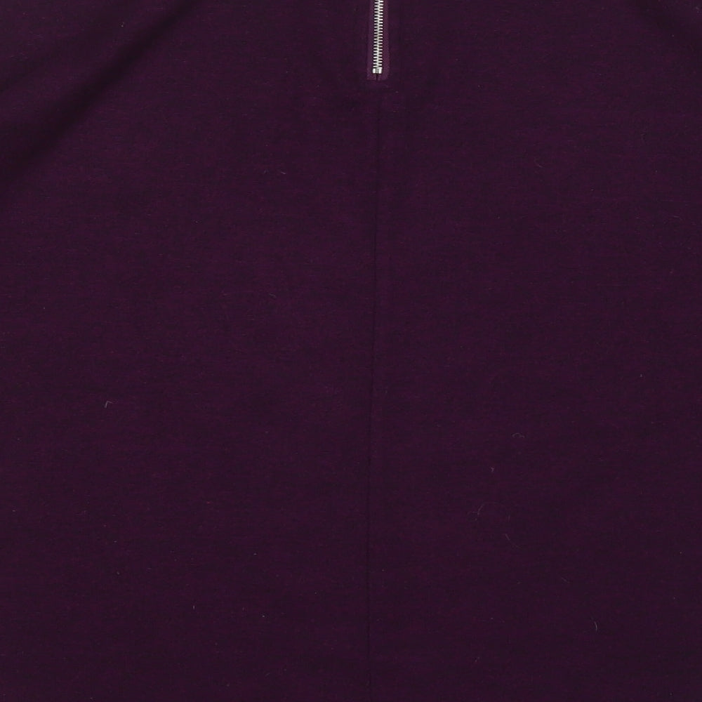 Primark Womens Purple Round Neck  Polyester Pullover Jumper Size 6