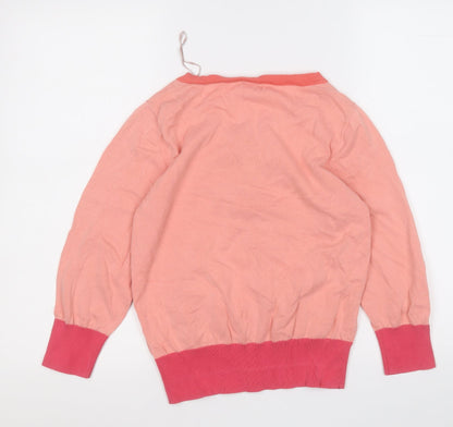 Womens UK Size S Monsoon Pink Cardigan Jumper