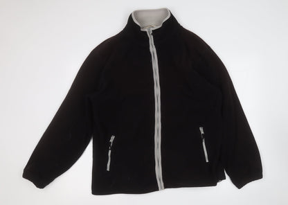 zantos Mens Black   Jacket  Size M  Zip