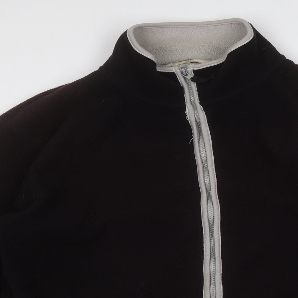 zantos Mens Black   Jacket  Size M  Zip
