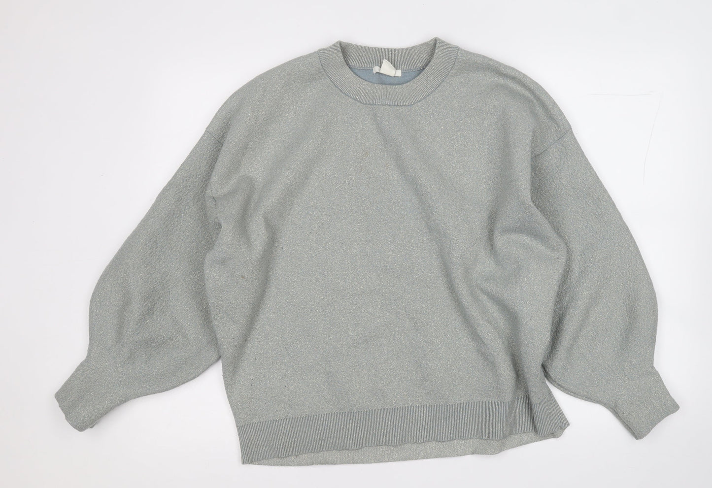 Womens UK Size L H&M Grey Pullover Sweatshirt