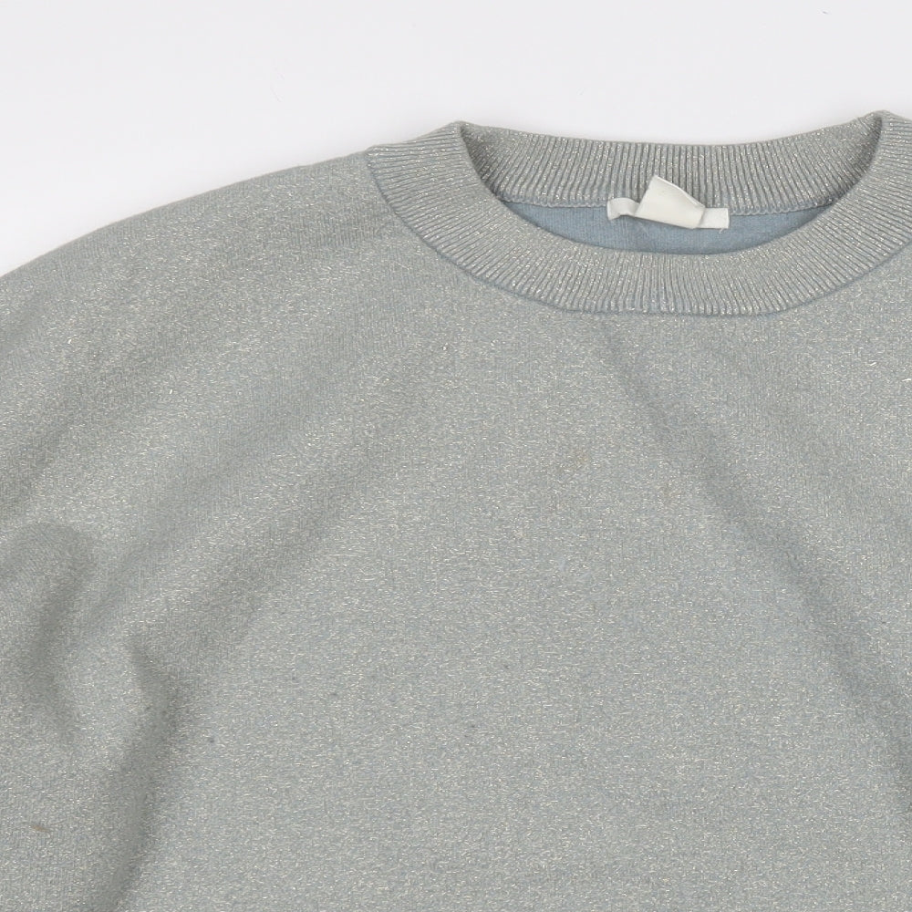 Womens UK Size L H&M Grey Pullover Sweatshirt
