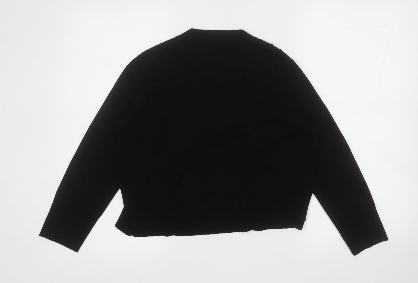 Womens UK Size 14 Select Black Cardigan Jumper