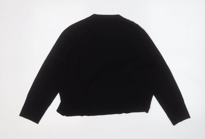 Womens UK Size 14 Select Black Cardigan Jumper