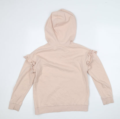Papaya Womens Pink  Cotton Pullover Hoodie Size XS