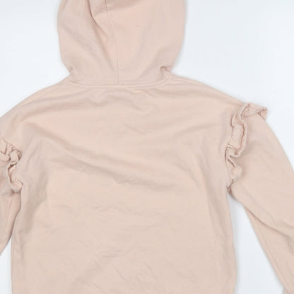 Papaya Womens Pink  Cotton Pullover Hoodie Size XS
