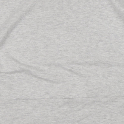 Preworn Womens Grey  Cotton Pullover Sweatshirt Size S   - Elbow Patches