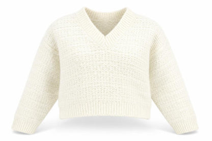 Womens UK Size L Topshop Ivory Pullover Jumper
