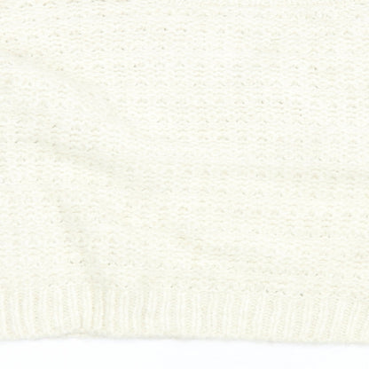Womens UK Size L Topshop Ivory Pullover Jumper
