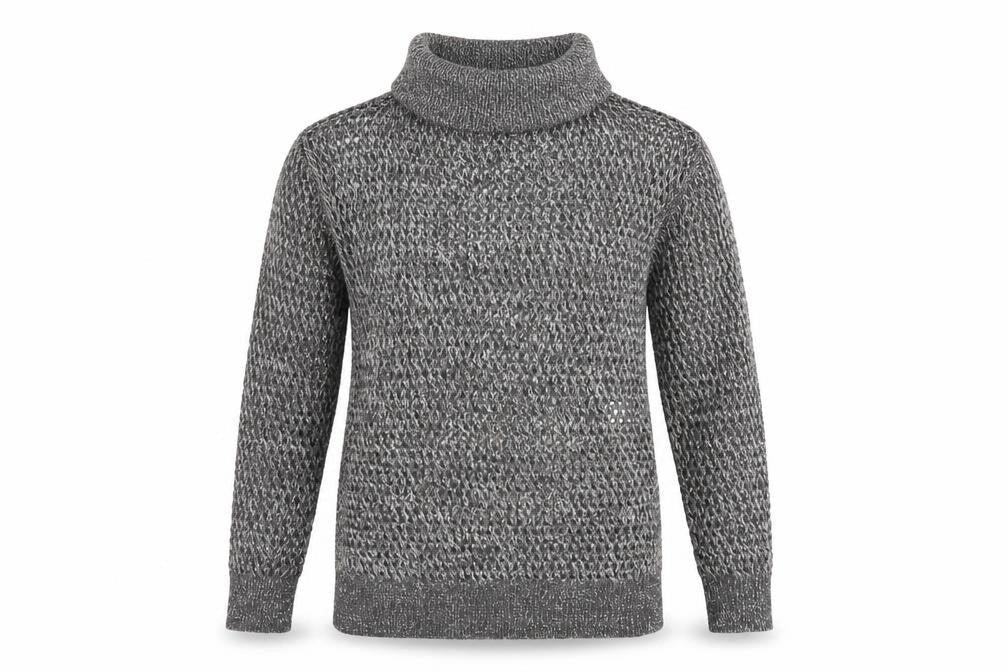 Womens UK Size S Papaya Grey Pullover Jumper