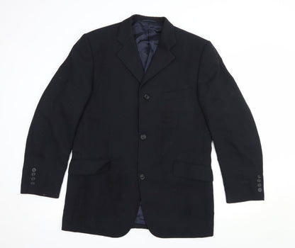 Mens UK Size 40 Hugo James Regular Black Suit Jacket