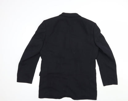 Mens UK Size 40 Hugo James Regular Black Suit Jacket