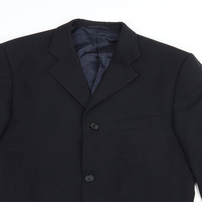 Mens UK Size 40 Hugo James Regular Black Suit Jacket