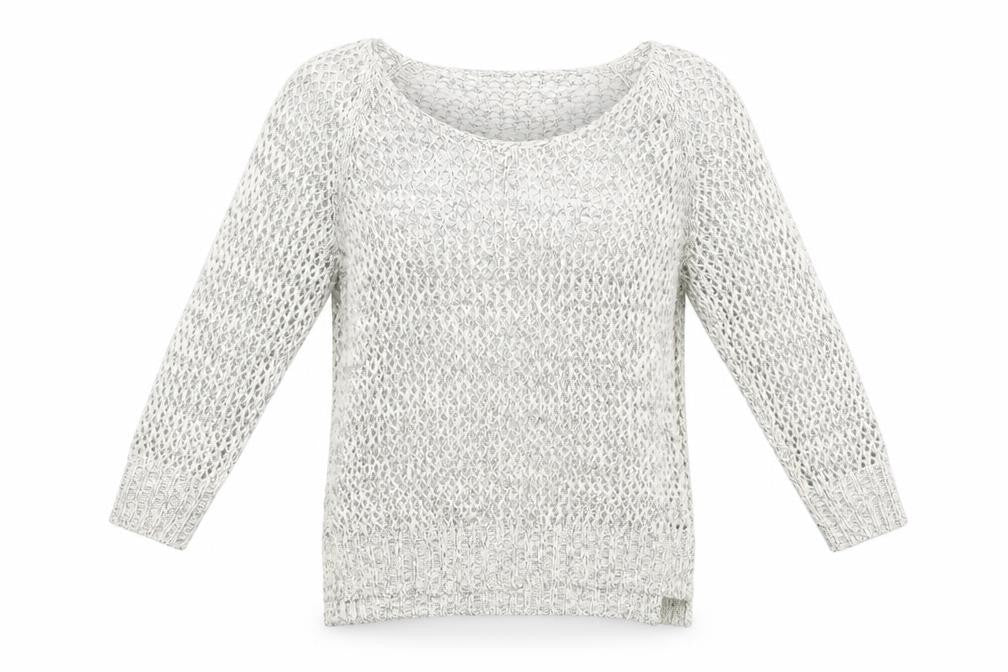 Womens UK Size 8 Papaya Grey Pullover Jumper