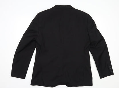 Very Mens Black  Polyester Jacket Blazer Size 42