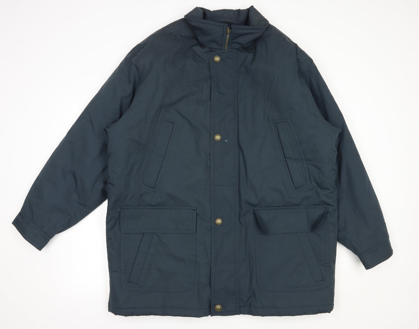 Mens UK Size L C&A Green Puffer Jacket