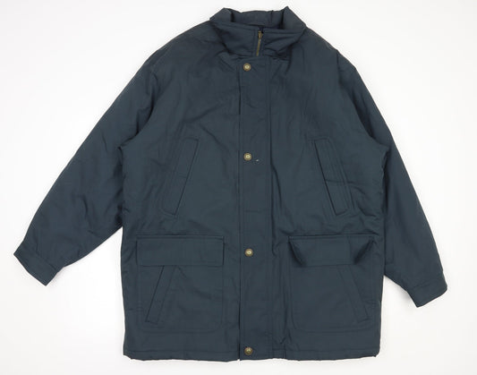 Mens UK Size L C&A Green Puffer Jacket