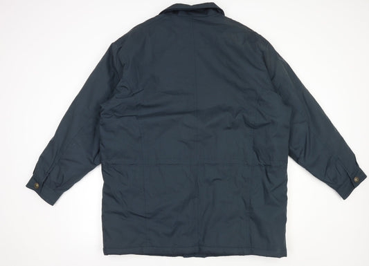 Mens UK Size L C&A Green Puffer Jacket