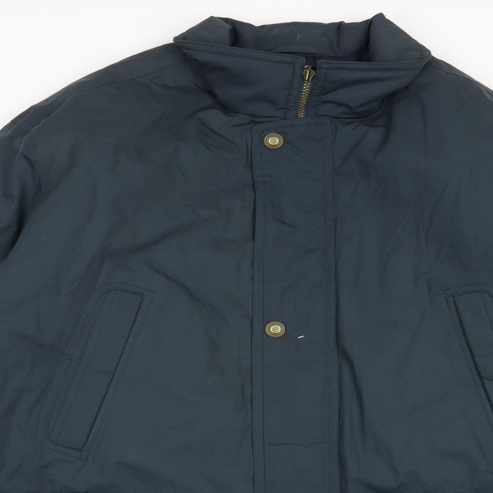 Mens UK Size L C&A Green Puffer Jacket
