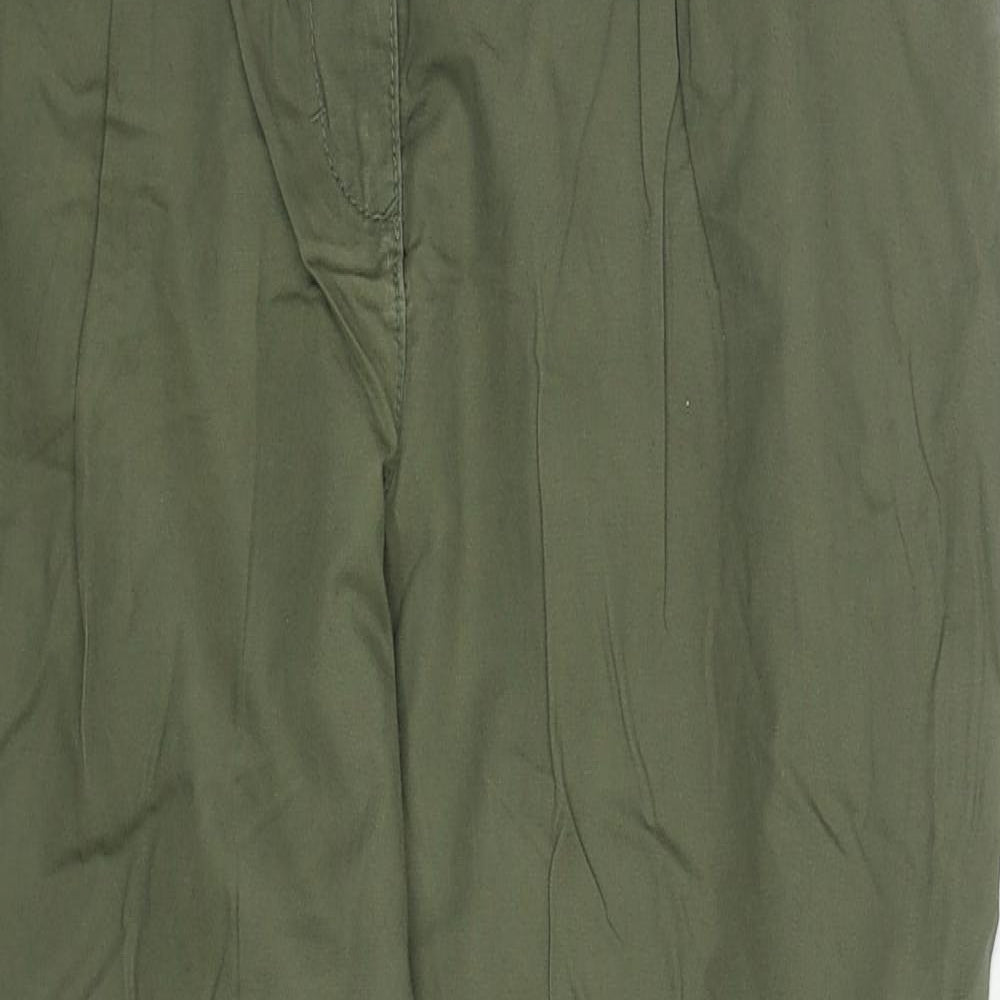 Womens UK Size 8 H&M Regular Fit  Green Trousers