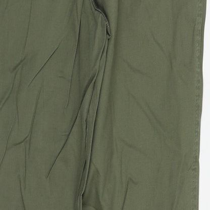 Womens UK Size 8 H&M Regular Fit  Green Trousers