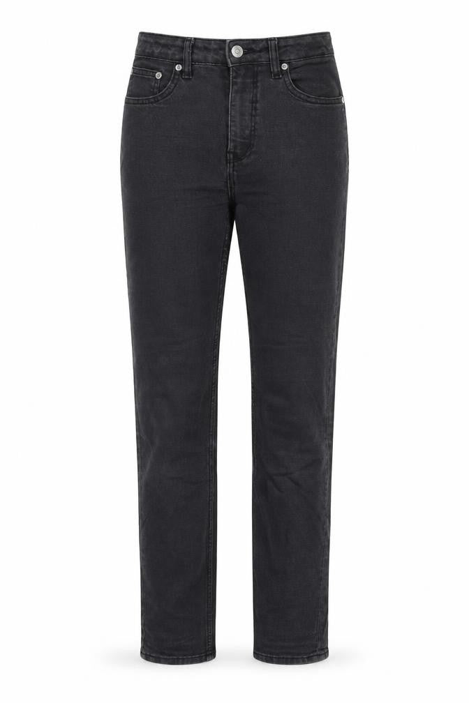 Womens UK Size 28 in Weekday Regular Fit Straight Black Jeans