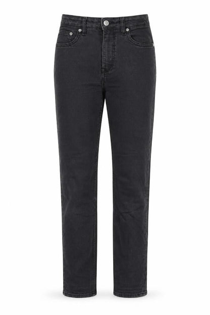 Womens UK Size 28 in Weekday Regular Fit Straight Black Jeans