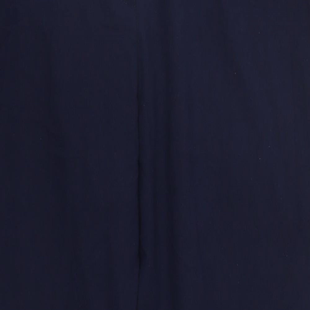 Select Womens Blue  Polyester Trousers  Size 16 L25 in Regular Zip