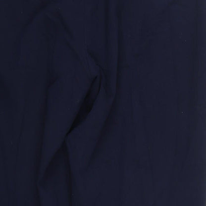 Select Womens Blue  Polyester Trousers  Size 16 L25 in Regular Zip