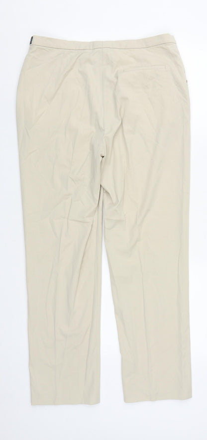Womens UK Size 12 Wichele Regular Fit  Beige Trousers
