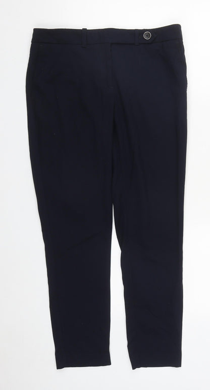 Womens UK Size 10 NEXT Regular Fit  Blue Trousers