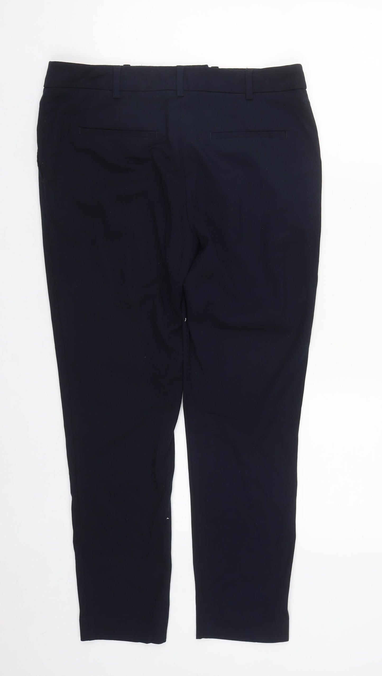Womens UK Size 10 NEXT Regular Fit  Blue Trousers
