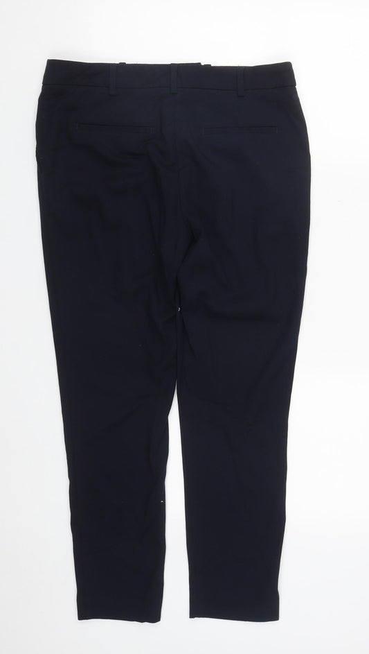 Womens UK Size 10 NEXT Regular Fit  Blue Trousers