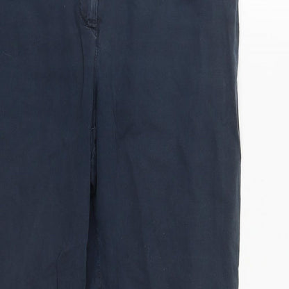 Womens UK Size 10 Marks and Spencer Regular Fit  Blue Trousers