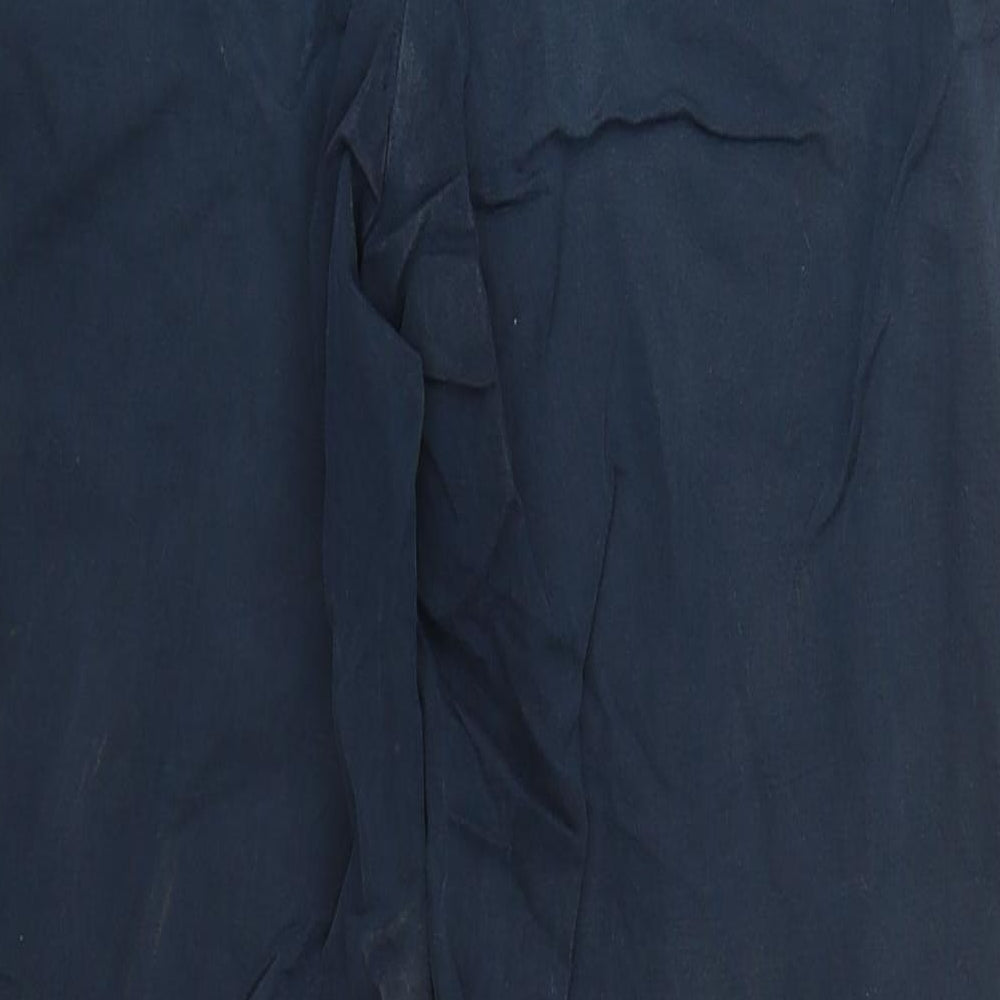 Womens UK Size 10 Marks and Spencer Regular Fit  Blue Trousers