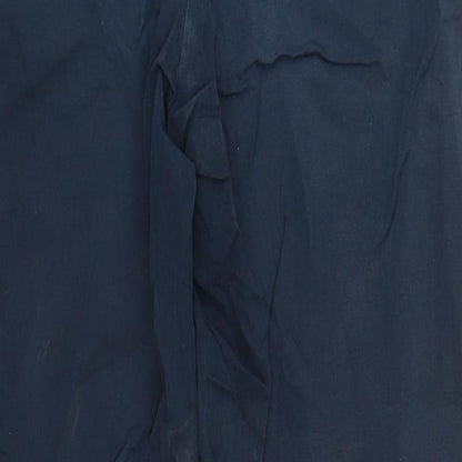 Womens UK Size 10 Marks and Spencer Regular Fit  Blue Trousers